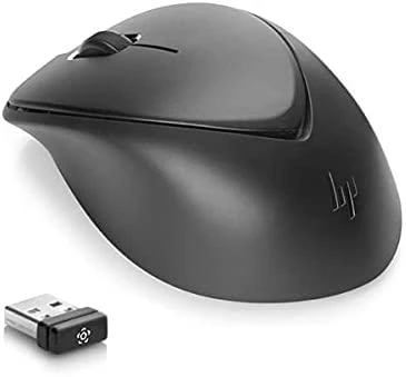 Hewlett Packard (HP) HP Wireless Premium Comfort Pelė, Fingerprint resistant - Juodas