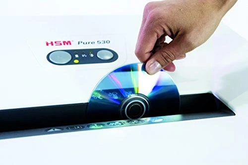 HSM 2350111 HSM Pure 530 - juostelės 3,9 mm / 19-21 lapas 80 g / 80 l šiukšliadėžė / P-2