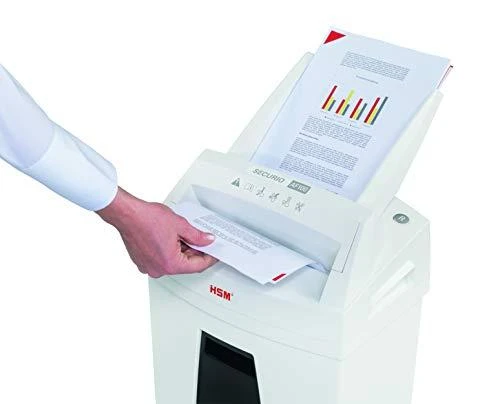 HSM 2063111 HSM Securio AF 100 - skersinis pjūvis 4 x 25 mm/ 5-6 lakštai 80 g/ 25 l šiukšliadėžė/ P-4/