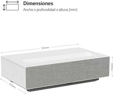 Projektorius - LG CineBeam HU715QW 4K UHD 2500 ANSI liumenų ultra trumpas atstumas
