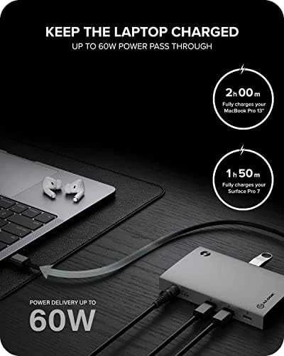 USB ŠAKOTĖLIS Alogic THUNDERBOLT 4 BLAZE KOMPAKTIŠKAS ŠAKOTĖLIS