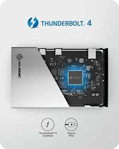 USB ŠAKOTĖLIS Alogic THUNDERBOLT 4 BLAZE KOMPAKTIŠKAS ŠAKOTĖLIS