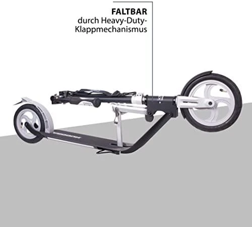 Paspirtukas Hudora BigWheel Air Juodas (14031)