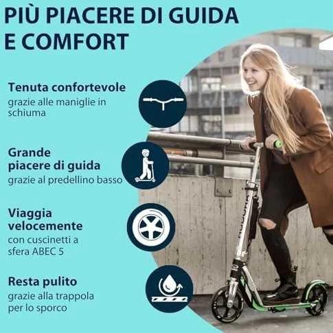 Hudora BigWheel 205 Scooter – Turquoise
