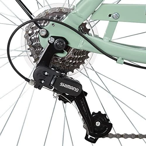 Huffy Sienna 27.5" Vintage dviratis, Shimano 7-speed index, Žalias