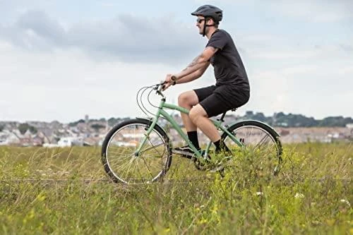 Huffy Sienna 27.5" Vintage dviratis, Shimano 7-speed index, Žalias