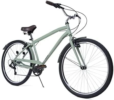 Huffy Sienna 27.5" Vintage dviratis, Shimano 7-speed index, Žalias