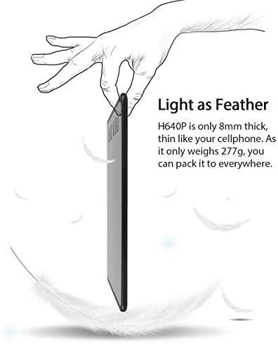 Planšetė Huion H640P graphic tablet 5080 lpi 160 x 99 mm USB Juodas