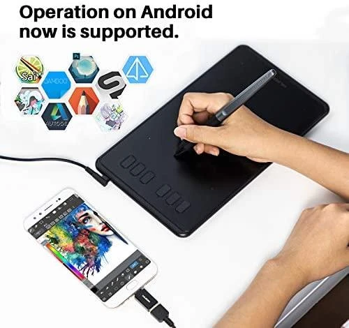 Planšetė Huion H640P graphic tablet 5080 lpi 160 x 99 mm USB Juodas