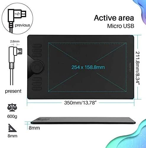 Grafinė planšetė HUION HS610