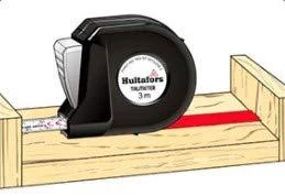 Talmetras Hultafors 6mx25mm