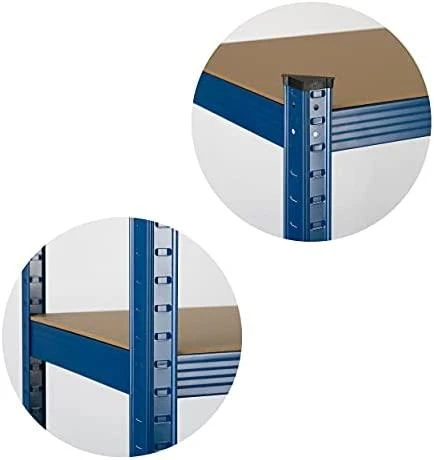 Metalinė sandėliavimo lentyna Humberg 180 x 90 x 30 cm, modelis 4845