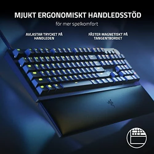 Razer Huntsman V2 Optinė Klaviatūra žaidimams RGB LED pašvietimas, Nordic išdėstymas, Linear Red Switch