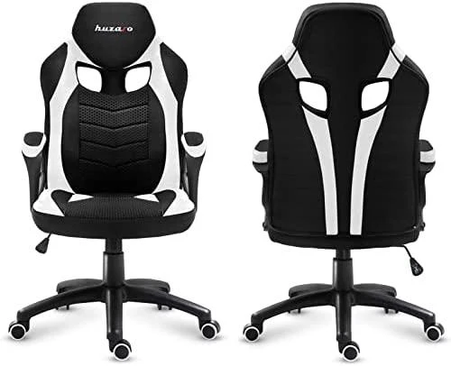 Žaidimų kėdė Huzaro Force 2.5 Mesh, Baltos spalvos
