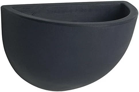 Nicoli 32x18x21cm sieninis vazonas Clio 32 antracito spalvos