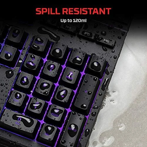 HyperX Alloy Core RGB Membraninė žaidimų klaviatūra, US išdėstymas, su pašvietimu