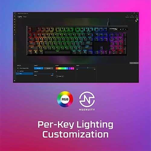 HyperX Alloy Origins PBT HX Blue - mechaninė žaidimų klaviatūra