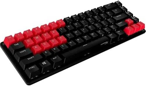 Pakaitiniai klavišai HyperX Rubber Keycaps, raudonos spalvos (US)