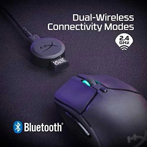 Hewlett Packard (HP) HyperX Pulsefire Haste 2 belaidė pelė (Juoda) | 26000 DPI