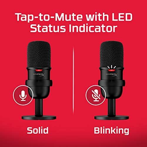 HyperX SoloCast - USB mikrofonas, juodas