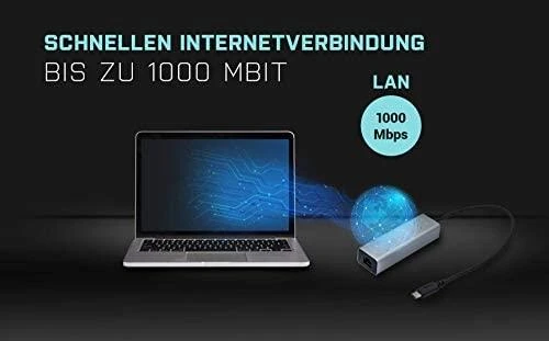 I-tec Metal C31METALGLAN tinklo plokštė Eternetas 1000 Mbit/ai