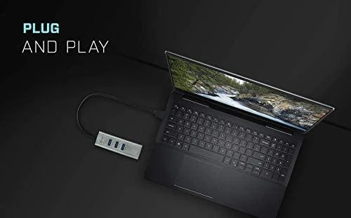 I-tec Metal U3METALG3HUB sąsajos šakotuvas USB 3.2 Gen 1 (3.1 Gen 1) Type-A 5000 Mbit/ai Pilka