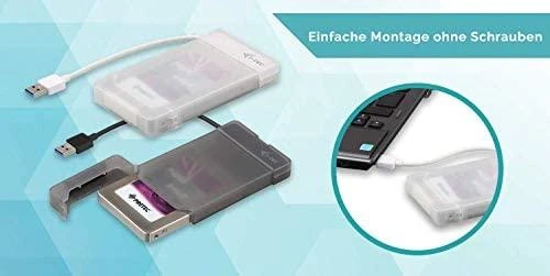 I-tec MYSAFEU313 saugojimo diskų korpusas 2.5" HDD / SSD aptvaras Juoda