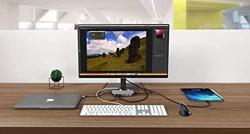 I-tec Metal C31NANODOCKVGAPD knyginių kompiuterių dokas / jungčių replikatorius Vielinis USB 3.2 Gen 1 (3.1 Gen 1) Type-C Sidabras