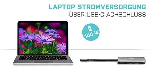 I-TEC USB C metalo nano dokas stotis 1xHDMI 4K 1xSD kortelių skaitytuvas 1xmicroSD kortelių skaitytuvas 1xGLAN 1xgarsas 3x USB 3.0 prievadas 1x USB-C PD