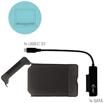 I-tec C31MYSAFEU313 saugojimo diskų korpusas 2.5" HDD / SSD aptvaras Juoda