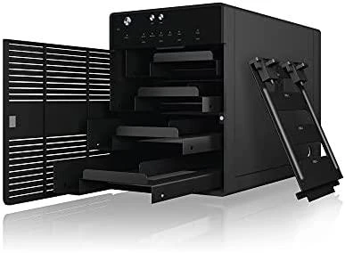 ICY BOX IB-3740-C31 USB 3.1 Type-C SINGLE korpusas, skirtas 4x2,5/3,5 colio SATA HDD / SSD diskams