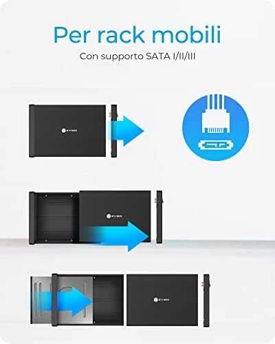RaidSonic ICY BOX IB-525-U3 korpusas vienam 5,25 colio SATA įrenginiui – palaiko CD/DVD/Blu-ray