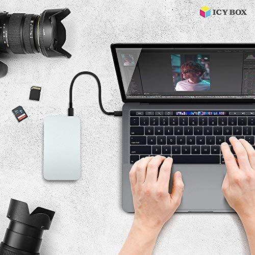 ICYBOX IB-247-C31 Icy Box Išorinis korpusas skirtas 2,5 SATA HDD/SSD, USB 3.1 Type-C, antracitas