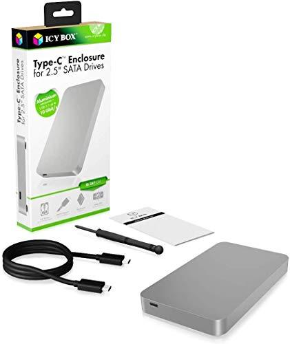 ICYBOX IB-247-C31 Icy Box Išorinis korpusas skirtas 2,5 SATA HDD/SSD, USB 3.1 Type-C, antracitas