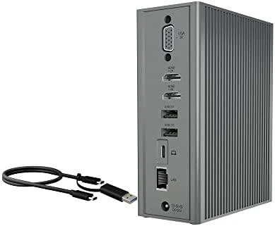 Raidsonic | Icy Box | IB-DK2262AC DockingStation | Dock | Ethernet LAN (RJ-45) jungtys 1 | VGA (D-Sub) jungtys quantity 1 | USB 3.0 (3.1 Gen 1) Type-C jungtys quantity 1 | USB 3.0 (3.1 Gen 1) jungtys quantity 3 | USB 2.0 jungtys quantity 3 | HDMI jungtys quantity 2 | Ethernet LAN | Garantija 24 mėn.