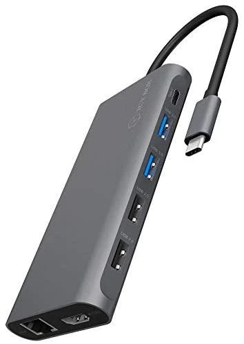 „RaidSonic ICY BOX IB-DK4050-CPD“ prijungimo stotis „12 viename“ C tipo USB dokas su PD 100 W