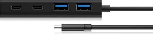 ICY BOX USB 3.0 HUB Type-C iki 2x Type-C ir 2x Type-A jungtys