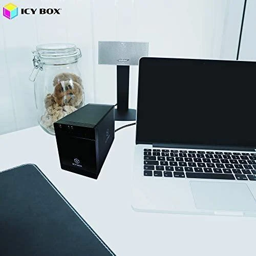 ICY BOX IB-3740-C31 USB 3.1 Type-C SINGLE korpusas, skirtas 4x2,5/3,5 colio SATA HDD / SSD diskams