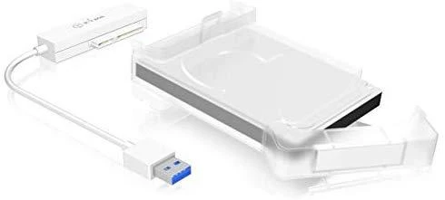 Raidsonic | ICY BOX | Adapterio laidas su apsauginiu dangteliu 2,5" SATA kietiesiems diskams prie USB 3.0, mėlynas Access LED | SATA | USB 3.0 | 2,5"