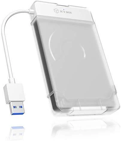 Raidsonic | ICY BOX | Adapterio laidas su apsauginiu dangteliu 2,5" SATA kietiesiems diskams prie USB 3.0, mėlynas Access LED | SATA | USB 3.0 | 2,5"