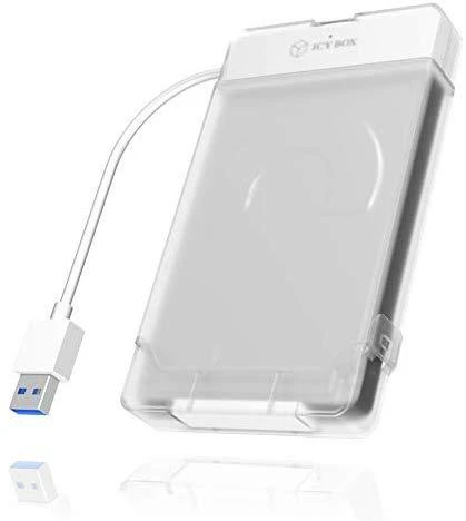 Raidsonic | ICY BOX | Adapterio laidas su apsauginiu dangteliu 2,5" SATA kietiesiems diskams prie USB 3.0, mėlynas Access LED | SATA | USB 3.0 | 2,5"