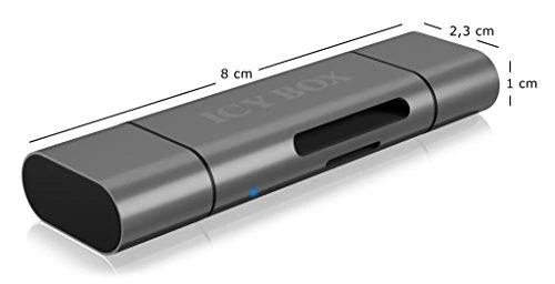 „Icy Box Raidsonic“ | Išorinis kortelių skaitytuvas su kelių USB jungčių jungtimi | Išorinis | „Micro SDHC“, „Micro SDXC“, „Micro SD 3.0 UHS-I SD, SDHC, SDXC, SD 2.0 UHS-I, MMC | išorinis