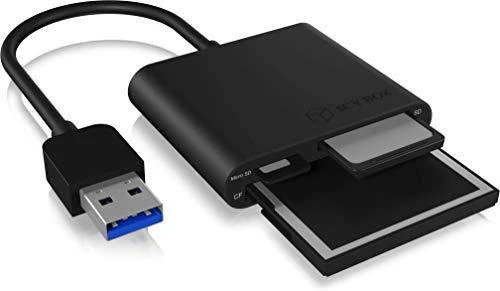ICYBOX IB-CR301-U3 Icy Box Išorinis kortelių skaitytuvas USB 3.0, CF, SD, Micro SD