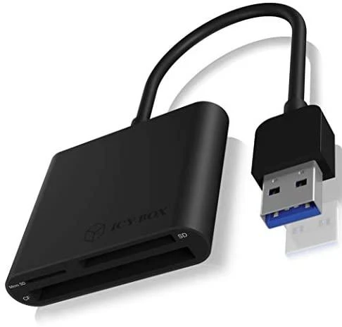 ICYBOX IB-CR301-U3 Icy Box Išorinis kortelių skaitytuvas USB 3.0, CF, SD, Micro SD