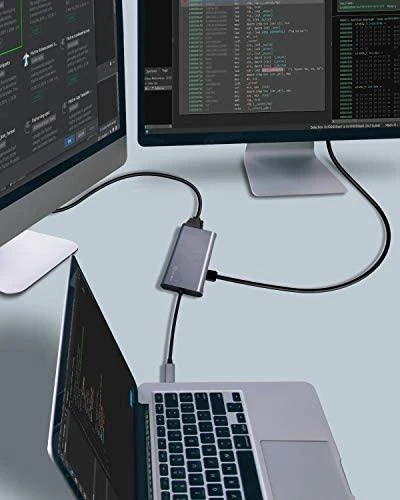 Icy Box IB-DK4040-CPD USB Type-C™ prijungimo stotis su dviem vaizdo sąsajomis | Raidsonic