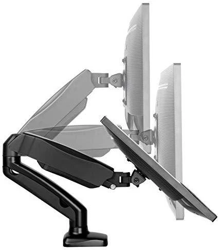 Laikiklis ICY BOX IB-MS304-T, Monitorius stovas su staliniu pagrindu, dviem ekranams, dydis iki 27'' | Raidsonic