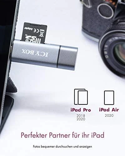 „Icy Box Raidsonic“ | Išorinis kortelių skaitytuvas su kelių USB jungčių jungtimi | Išorinis | „Micro SDHC“, „Micro SDXC“, „Micro SD 3.0 UHS-I SD, SDHC, SDXC, SD 2.0 UHS-I, MMC | išorinis