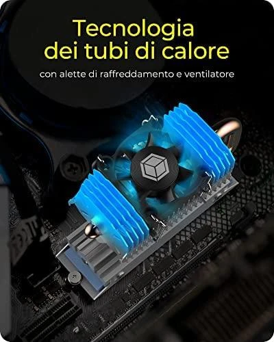 Icy Box Radiatorius su PWM ventiliatoriumi M.2 SMD (60878)