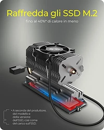 Icy Box Radiatorius su PWM ventiliatoriumi M.2 SMD (60878)