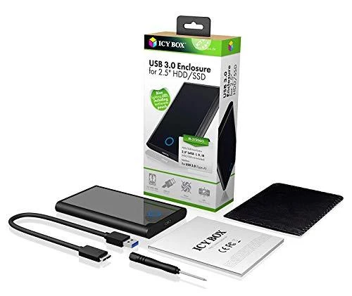 Raidsonic | ICY BOX | Stilingo dizaino išorinis 2,5" SATA HDD/SSD korpusas su USB 3.0 sąsaja | SATA | USB 3.0 | 2,5"